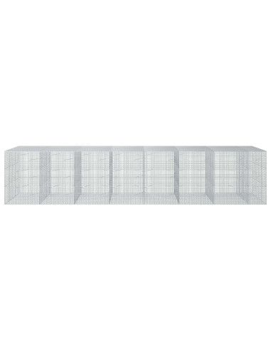 Gabione con filo da 5 mm e rete da 5x5 cm 750x100x150 cm