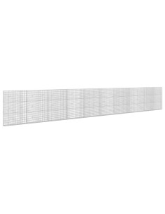 Gabione con filo da 5 mm e rete da 5x5 cm 1000x20x150 cm 2