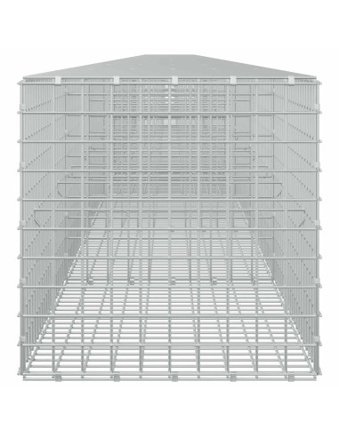 Gabione con filo da 5 mm e rete da 5x5 cm 1200x50x50 cm