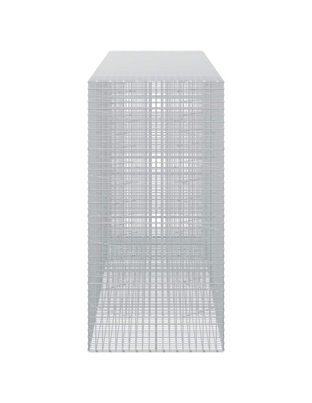 Gabione con filo da 5 mm e rete da 5x5 cm 400x100x200 cm