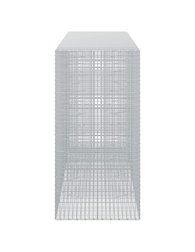 Gabione con filo da 5 mm e rete da 5x5 cm 400x100x200 cm