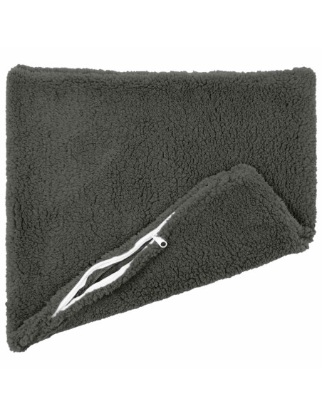 Federa 6 pcs HEERLEN Grigio Scuro 45 x 45 cm Bouclé