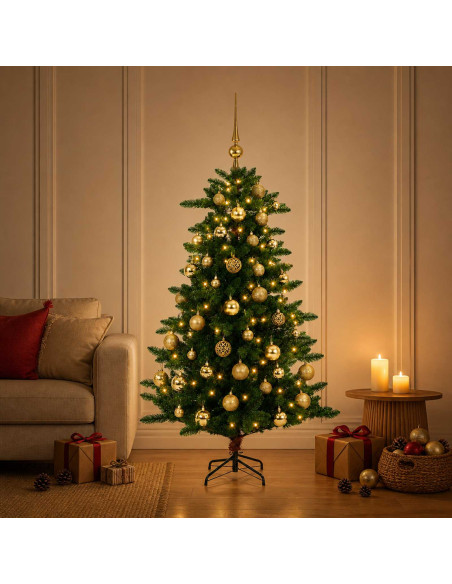 Artificial Christmas Tree with Bauble 120 cm 150 LED