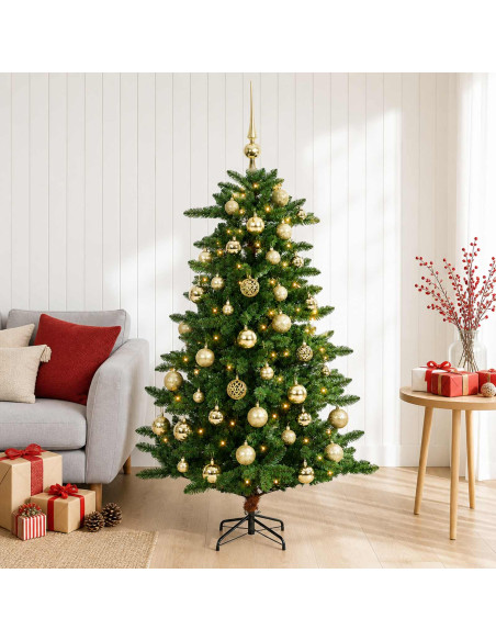 Artificial Christmas Tree with Bauble 120 cm 150 LED