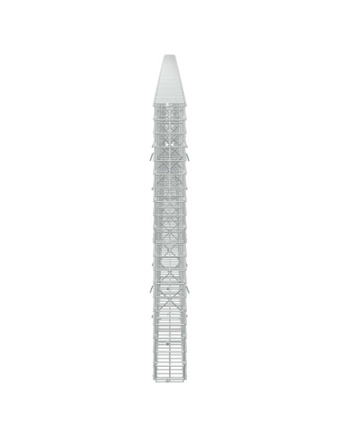 Gabione con filo da 5 mm e rete da 5x5 cm 850x10x100 cm