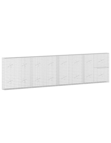 Gabione con filo da 5 mm e rete da 5x5 cm 400x20x100 cm