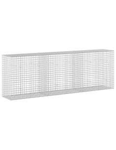 Gabione con filo da 5 mm e rete da 5x5 cm 300x50x100 cm 2