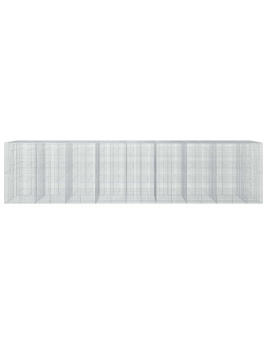 Gabione con filo da 5 mm e rete da 5x5 cm 850x50x200 cm