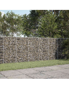 Gabione con filo da 5 mm e rete da 5x5 cm 200x30x100 cm