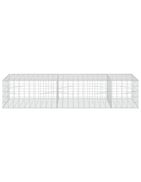 Gabione con Filo da 3,5 mm e Rete da 10x10 cm 250x100x50 cm