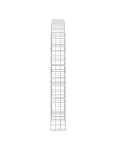 Gabione con Filo da 3,5 mm e Rete da 10x10 cm 300x30x200 cm