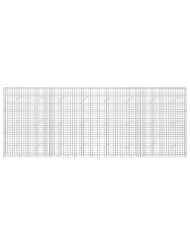 Gabione con filo da 5 mm e rete da 5x5 cm 400x10x150 cm