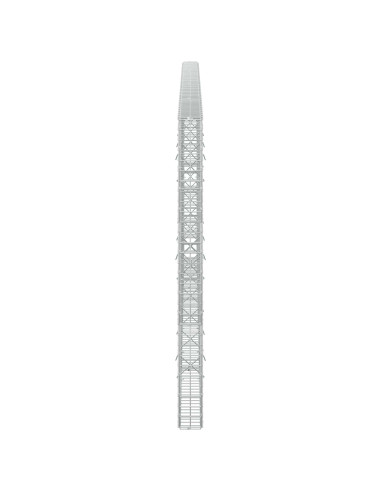 Gabione con filo da 5 mm e rete da 5x5 cm 400x10x150 cm