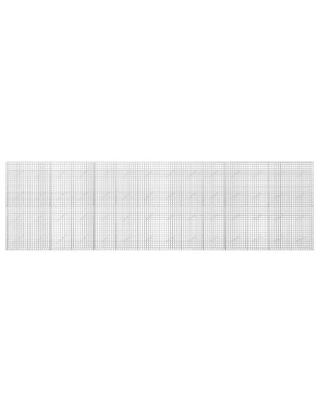 Gabione con filo da 5 mm e rete da 5x5 cm 700x10x200 cm