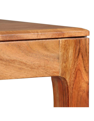 Tavolo da Pranzo in Legno Massello 118x60x76 cm