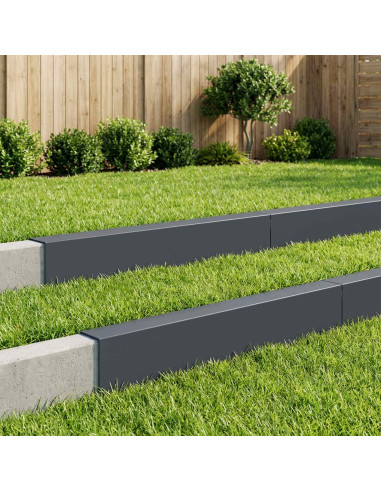 Profilo di copertura per giardino 10 pz 100 x 15 x 15 cm