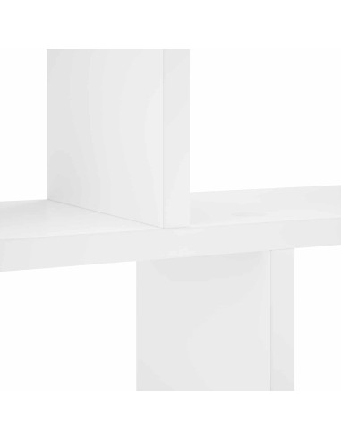 Scaffale da parete Bianco 100 x 17 x 45.5 cm Legno multistrato