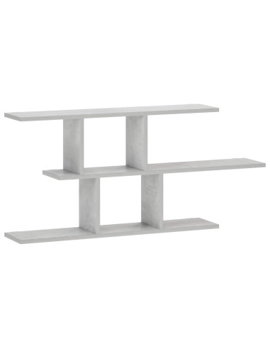 Scaffale da parete Grigio Cemento 100 x 17 x 45.5 cm