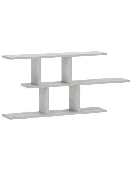 Scaffale da parete Grigio Cemento 100 x 17 x 45.5 cm