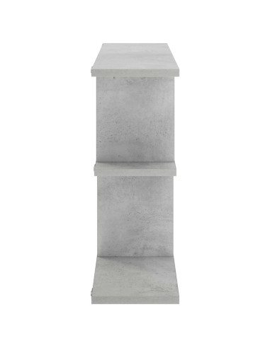 Scaffale da parete Grigio Cemento 100 x 17 x 45.5 cm