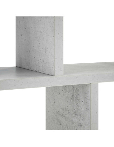 Scaffale da parete Grigio Cemento 100 x 17 x 45.5 cm