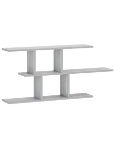 Scaffale da parete Sonoma grigio 100 x 17 x 45.5 cm 2