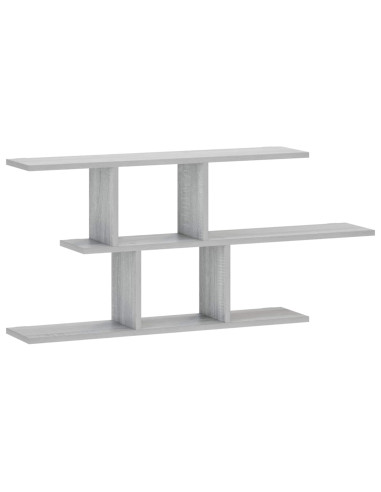 Scaffale da parete Sonoma grigio 100 x 17 x 45.5 cm