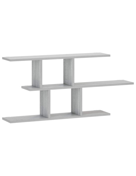 Scaffale da parete Sonoma grigio 100 x 17 x 45.5 cm
