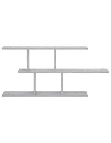 Scaffale da parete Sonoma grigio 100 x 17 x 45.5 cm