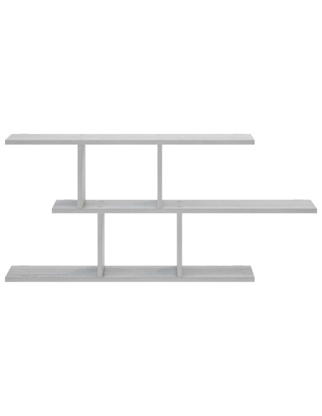 Scaffale da parete Sonoma grigio 100 x 17 x 45.5 cm