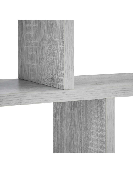 Scaffale da parete Sonoma grigio 100 x 17 x 45.5 cm