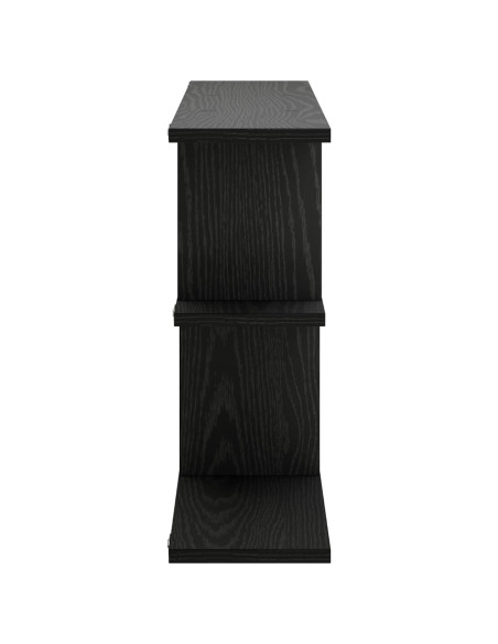 Scaffale da parete Rovere Nero 100 x 17 x 45.5 cm