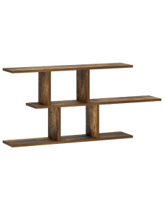 Scaffale da parete Rovere Fumo 100 x 17 x 45.5 cm 2