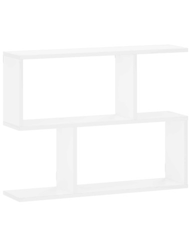 Scaffale da parete Bianco 72 x 17 x 55.5 cm Legno multistrato