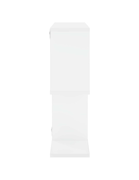 Scaffale da parete Bianco 72 x 17 x 55.5 cm Legno multistrato