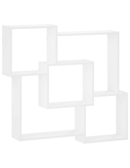 Mensola da parete Bianco 98 x 17 x 91 cm Legno ingegnerizzato