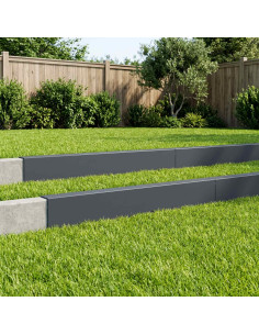 Profilo di copertura per giardino 10 pz 100 x 10 x 15 cm