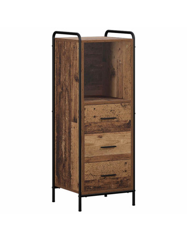 Set di Armadi da Bagno 3 pz Legno antico 40 x 36 x 109,5 cm