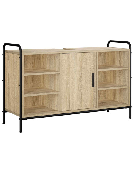 Set di Armadi da Bagno 3 pz Rovere Sonoma 40 x 36 x 109,5 cm