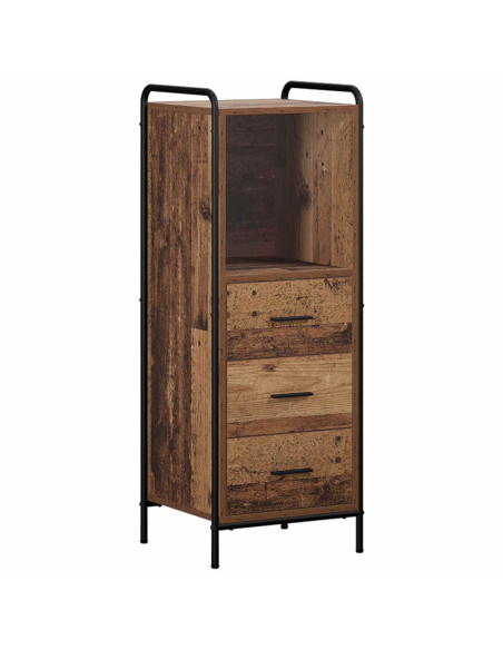 Set di Armadi da Bagno 3 pz Legno antico 40 x 36 x 109,5 cm