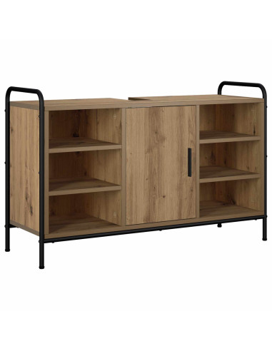 Set di Armadi da Bagno 3 pz Rovere Artigianale