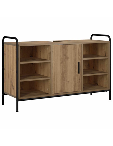 Set di Armadi da Bagno 3 pz Rovere Artigianale
