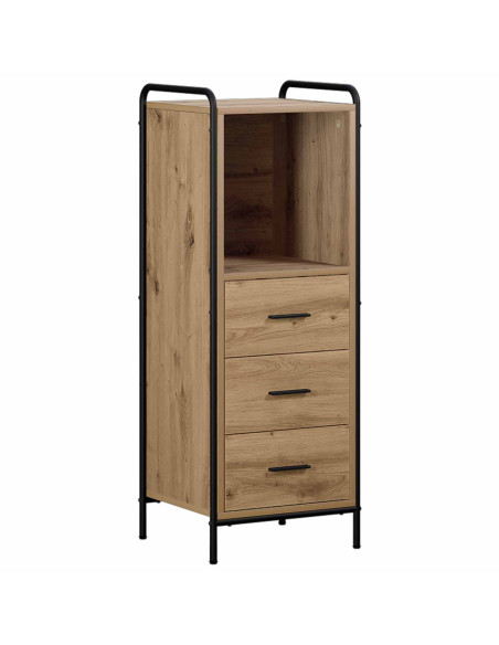 Set di Armadi da Bagno 3 pz Rovere Artigianale