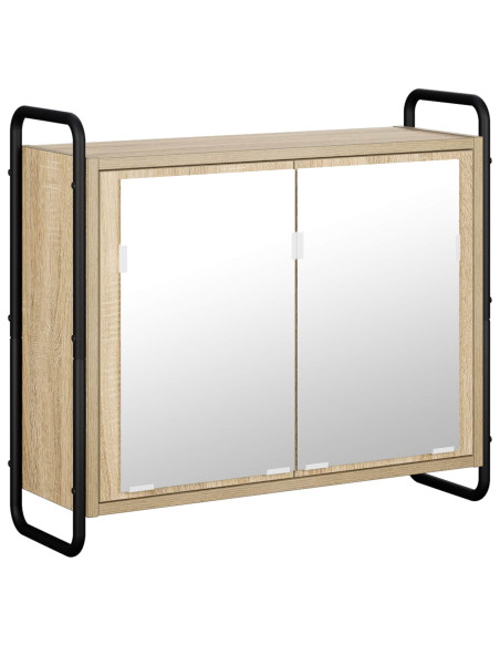 Set di Armadi da Bagno 3 pz Rovere Sonoma 40 x 36 x 109,5 cm
