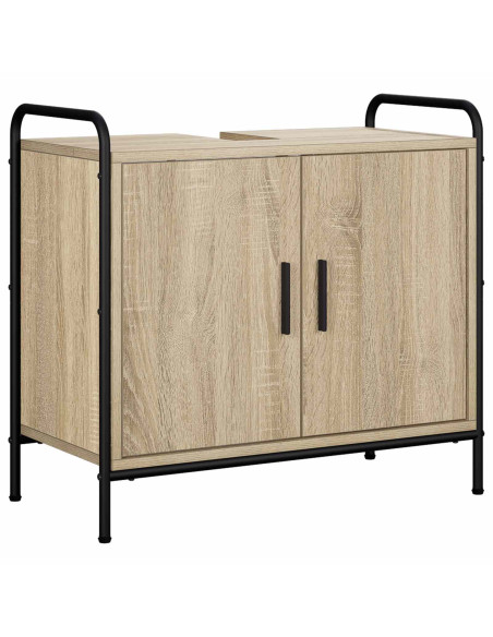 Set di Armadi da Bagno 3 pz Rovere Sonoma 40 x 36 x 109,5 cm
