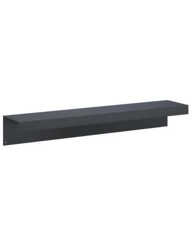 Profilo di copertura per giardino 2 pz 100 x 20 x 15 cm Acciaio