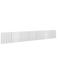 Gabione con Filo da 5 mm e Rete da 5x10 cm 700x10x100 cm 2