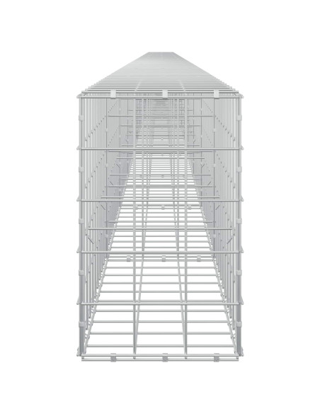 Gabione con filo da 5 mm e rete 10x10 cm 1150x30x50 cm