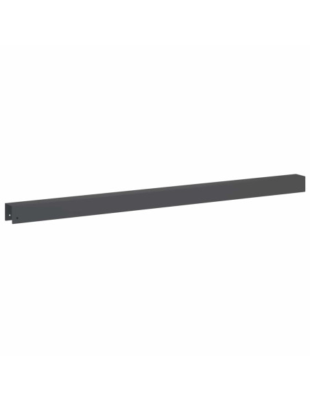Profilo di copertura per giardino 10 pz 100 x 5 x 5 cm Acciaio
