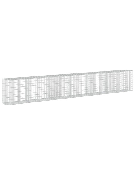 Gabione con Filo da 3,5 mm e Rete da 5x10 cm 650x50x100 cm